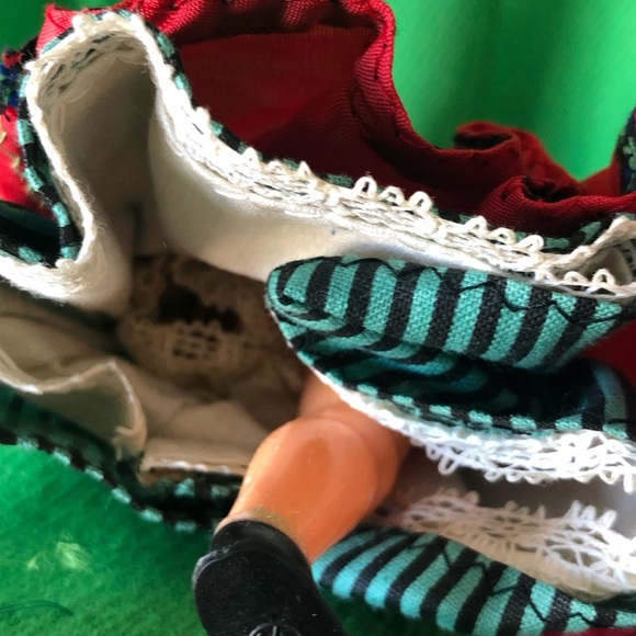 Rare William Good Green Wool Gold Buttons whimsical one of a kind artisan coat S - Picture 15 of 16